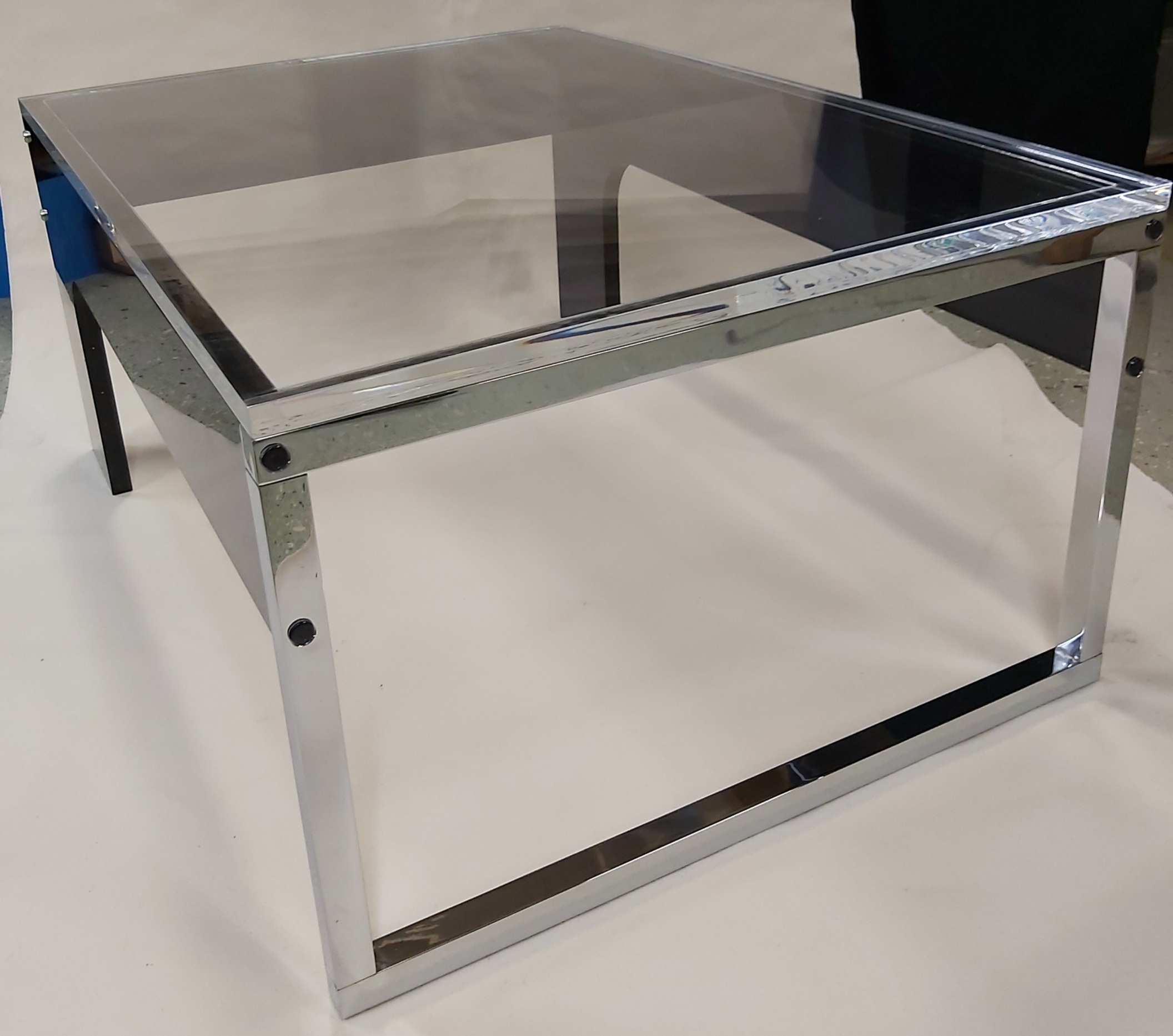 tavolino plexiglas - metallo